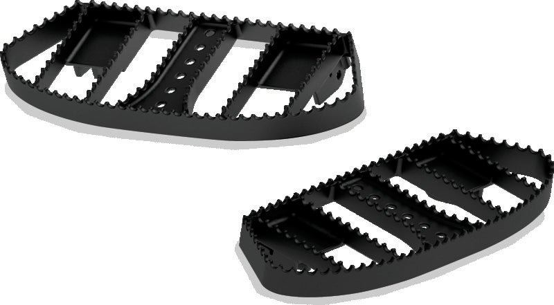 Burly Brand B13-1050B MX Floorboards - Black - Photo - Primary