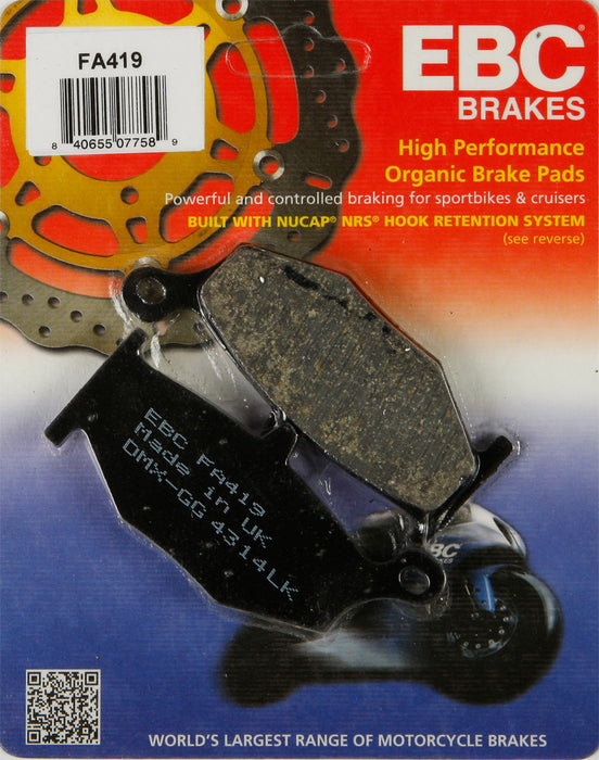 Ebc 15-419 FA419 BRAKE PADS