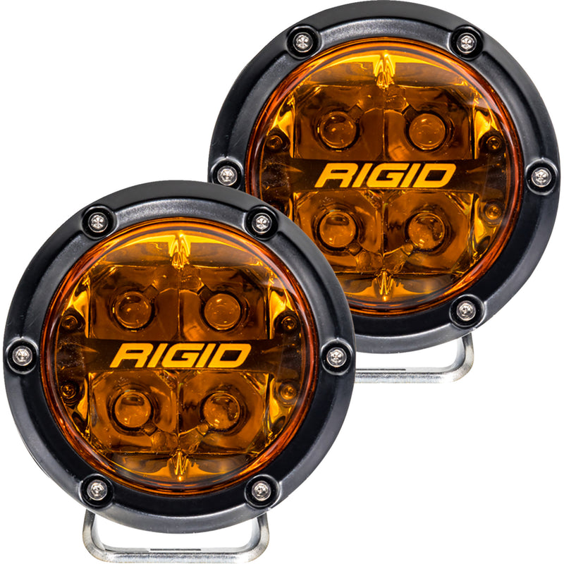 RIGID INDUSTRIES 2001-2795 36123 360 Series Spotlight Spotlight - 360 Series - 4" - Amber Lens