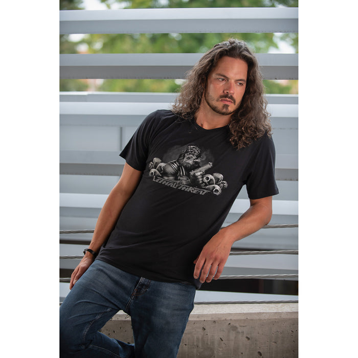 LETHAL THREAT 3030-20230 LT20732XXXL Pistol Packing Gorilla T-Shirt black - 3xl