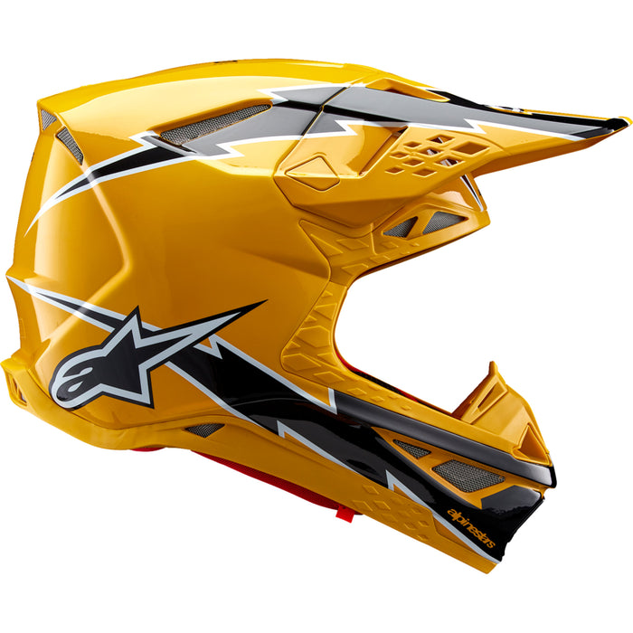ALPINESTARS Supertech M10 Ampress MIPS® Helmet - Gloss Black/Yellow