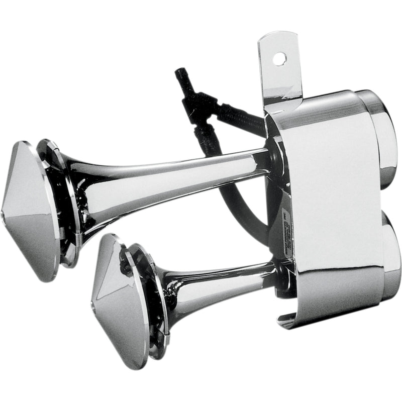 RIVCO PRODUCTS 2107-0064 AHHD Dual Air Horn - Air Horns - Chrome