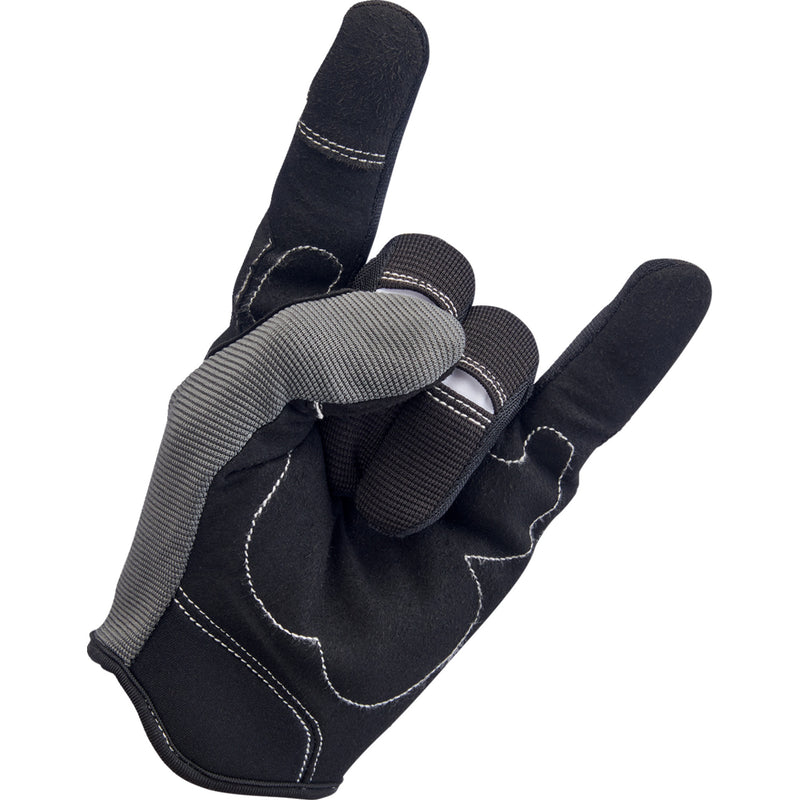BILTWELL Moto Gloves Gray/Black