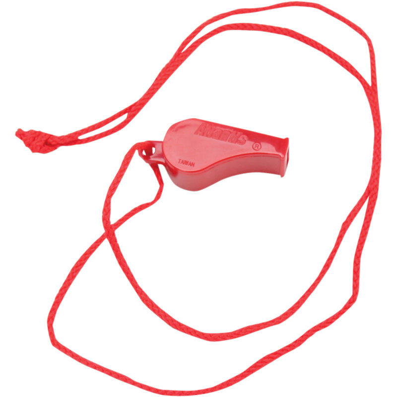 ATLANTIS A2701 A2701 Whistle with Cord Whistle with Neck Cord - Red