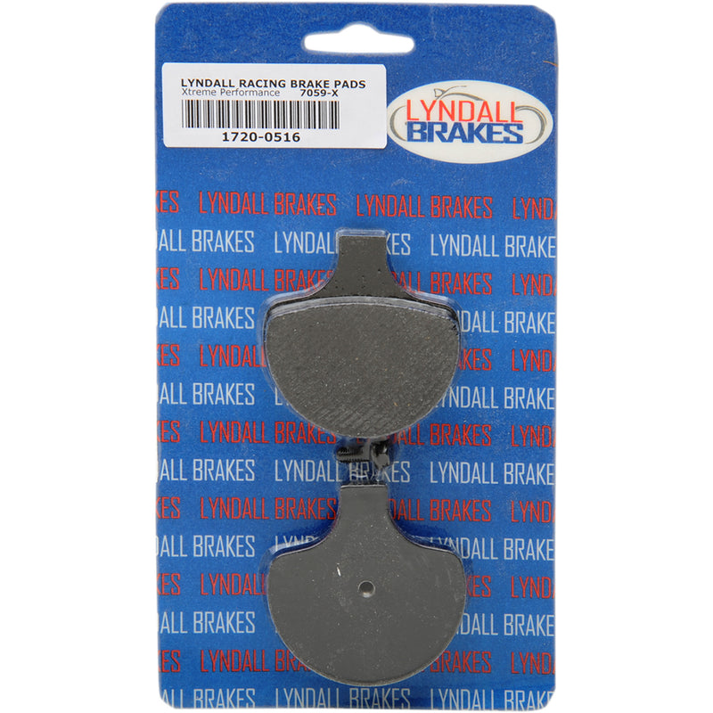 Lyndall Racing Brakes Llc Brake Pad - 7059X For Harley Motorcycles 1984-2011