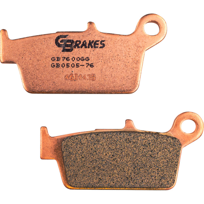 GBRAKES 1722-0991 GB0505-76 HH Sintered Brake Pads Brake Pads - Sintered - Rear