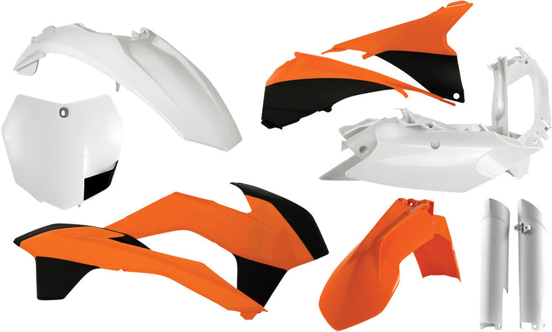 Acerbis Full Plastic Kit Orange - 2314333914 KTM Dirt Bikes 2013-2014