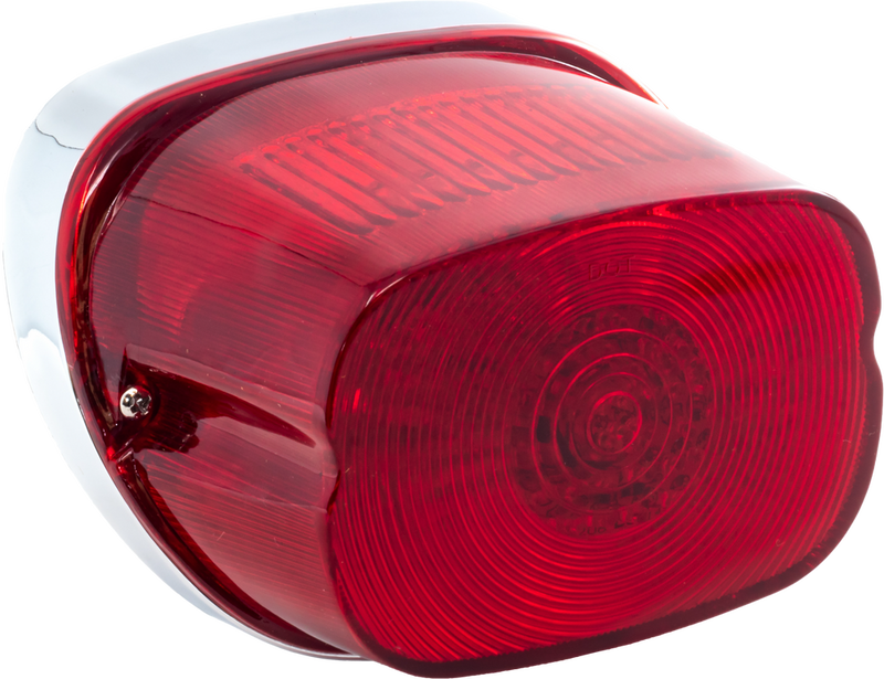 Letric Lighting Co 850-09555 LLC-SQTL-RT SQAUREBACK LED TAILIGHT RED LENSE HARDWIRE