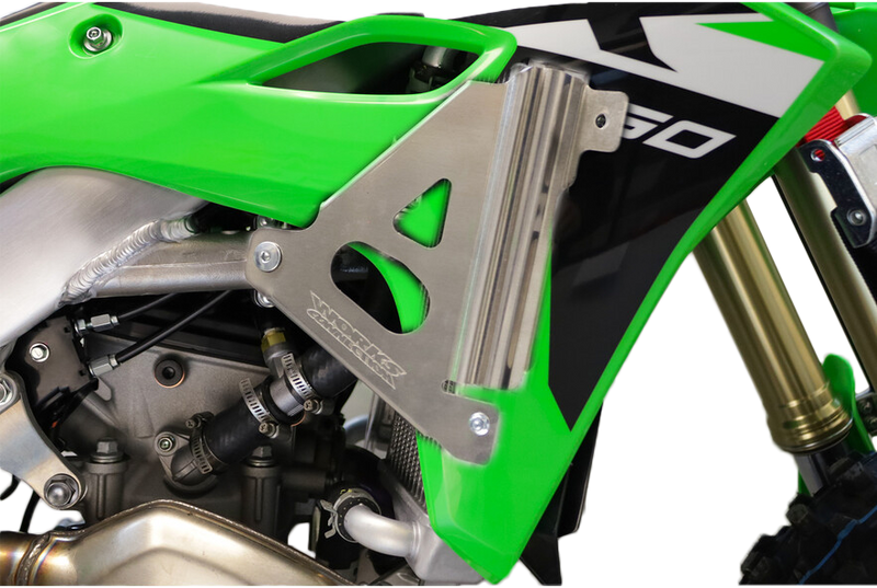 Works Radiator Braces - 18-301 Kawasaki KX 450 2024-2025