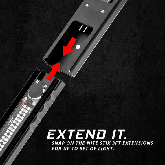 Xk Glow 653-0180 XK-NS-STA 2FT NITE STIX FOLDABLE OVERHEAD LIGHT SYSTEM