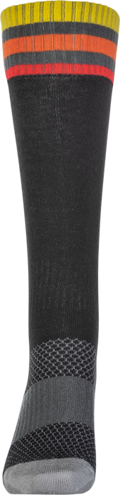 Fly Racing 350-0540S 350-0540S MX SOCKS THIN BLACK SM/MD