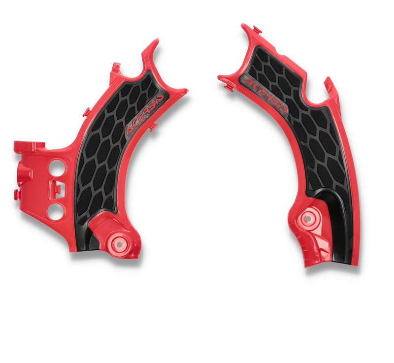 Acerbis 29114-41018 2911441018 X-GRIP FRAME GUARDS HON RED/BLACK