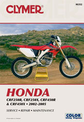 Clymer Repair Manual Honda CRF250R X CRF450R - CM352 Honda CRF450R / CRF250R / CRF250X / CRF450X 2002-2005