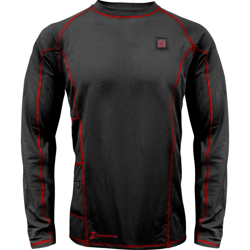 GERBING HEATED CLOTHING 2824-0123 GER-BLS-7V-M-BLK-3XL 7 V Heated Base Layer Shirt 3xl