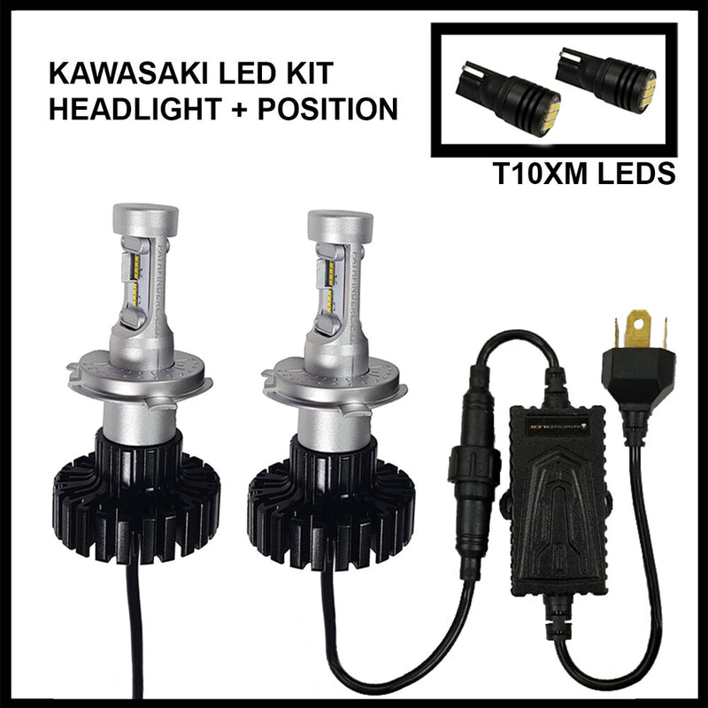 Pathfinder LED Bulb Kit Kawasaki Concours - KWLEDKT Kawasaki Concours 14 / ZG1400A Concours 14 2008-2019