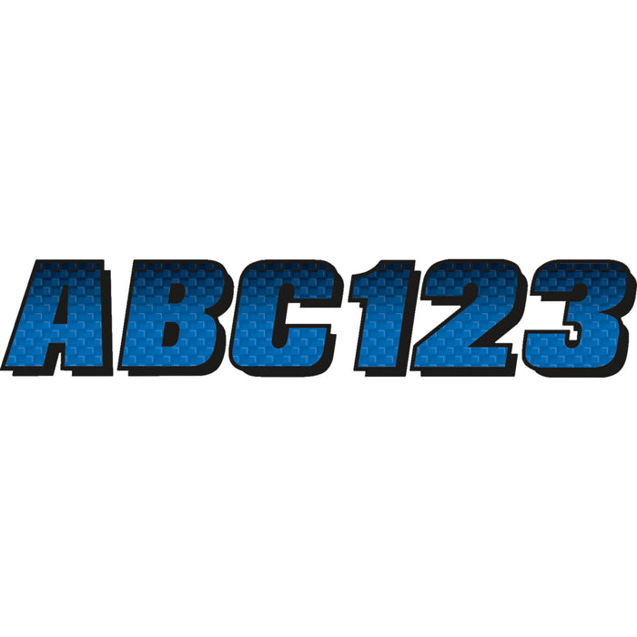 HARDLINE BLBKG300 BLBKG300 Watercraft ID Kit I.D. Sticker Kit - 300 Series - Blue Gradation