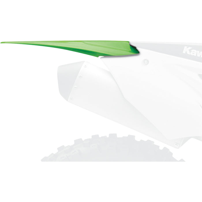 POLISPORT 1403-1873 8579100001 Rear Fender For Kawasaki Fender - Rear - Green - KXF 250/450