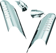 Kuryakyn 7768 Lower Leg Deflector Shields 00-13 Touring Chrome - Photo - Primary