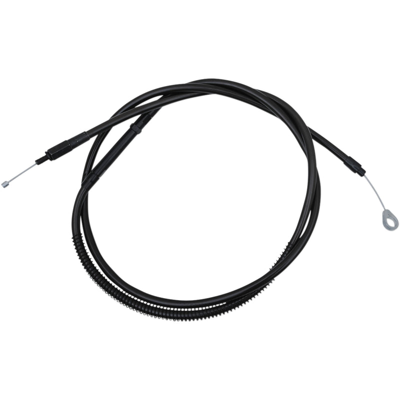 LA Choppers Midnight Braided Clutch Cable 15"-17" Ape Hanger Handlebars - LA-8152C16M For Harley Softail 2018-2022