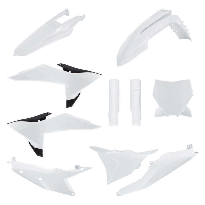Polisport Full Plastic Kit White - 91614 KTM Dirt Bikes 2025-2026