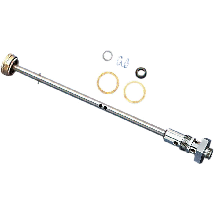 DRAG SPECIALTIES DS-390205 Gas Valve Kit Gas Valve Shut-Off Rod Kit - Chrome