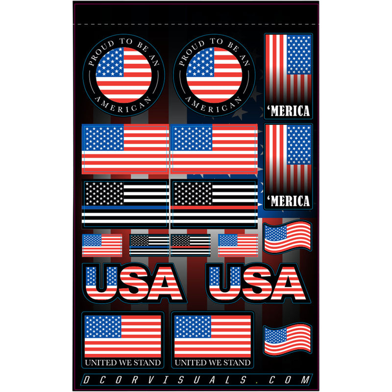 D'COR VISUALS 4320-2449 40-90-120 Decal Sheet usa