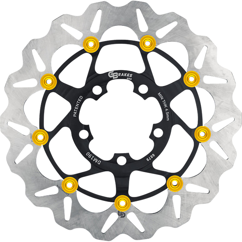 Gbrakes Brake Rotor - GBDU040 Kawasaki Motorcycles 2006-2026