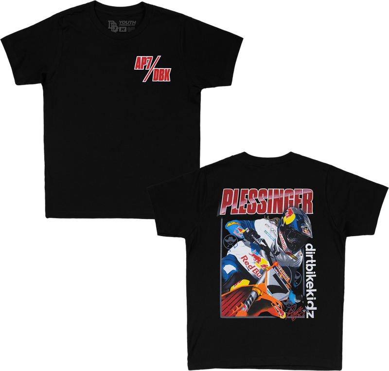 Dbk 325-00045YX YTAP-HOLESHOT-XL AP7 HOLESHOT YOUTH TEE BLACK YX