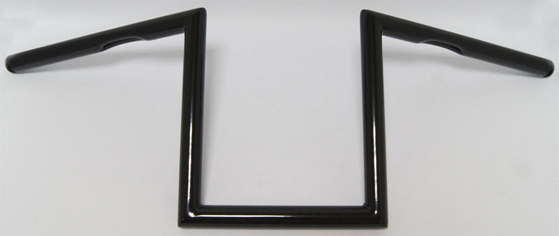 Harddrive 21-231 1" Z-Bar Dimpled 8" Chrome For Harley Motorcycles 1980-2017