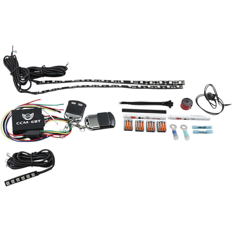 Custom Dynamics Magical Wizards™ Accent Light Kit - CD-IND-TMWK1BM For Indian 1922-1943