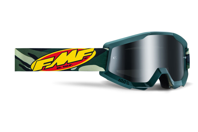 Fmf Vision 78-3531 F-50051-00001 POWERCORE GOGGLE ASSAULT CAMO MIRROR SILVER LENS