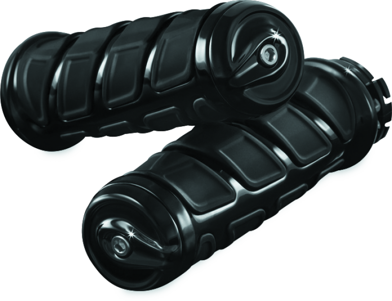 Kuryakyn 6376 Kinetic Grips Metric Black - User 1