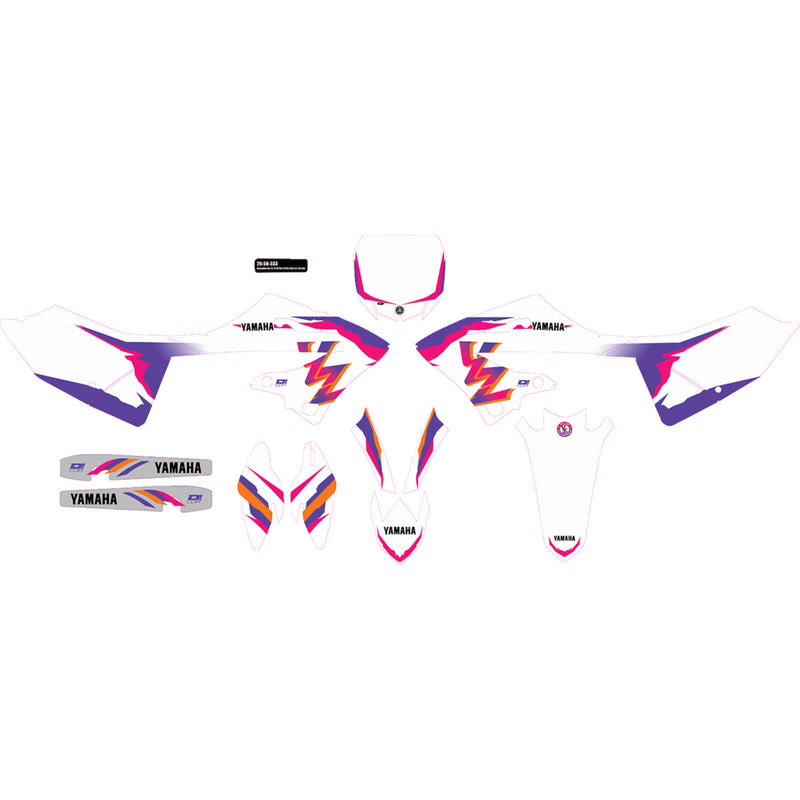 D'cor Visuals Graphic Kit - 20-50-333 Yamaha YZ 125 / YZ 250 2022-2026