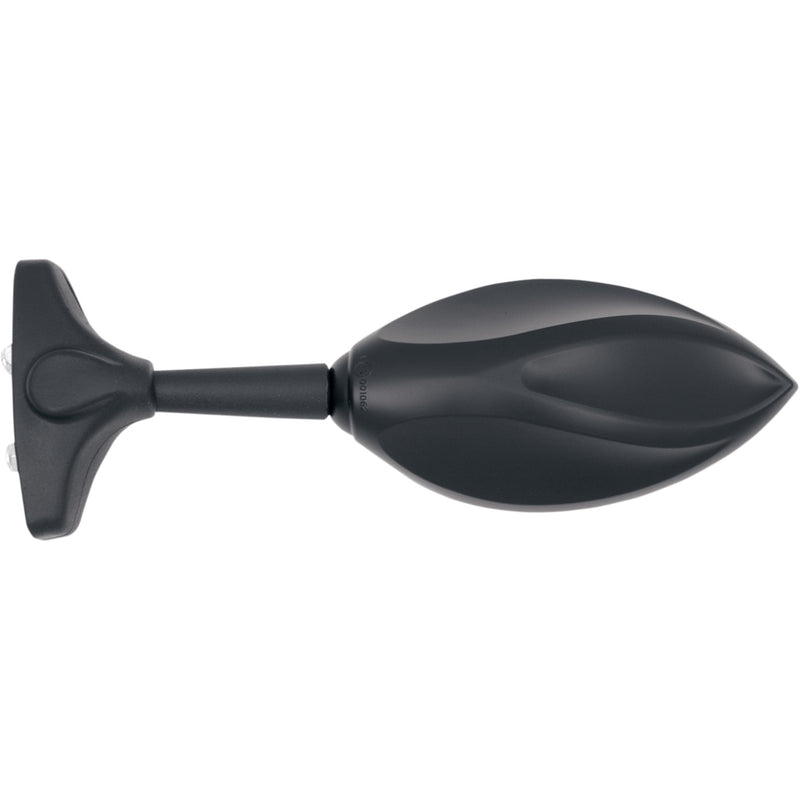 Parts Unlimited Universal Mirror Side View Teardrop Black Left Right Each