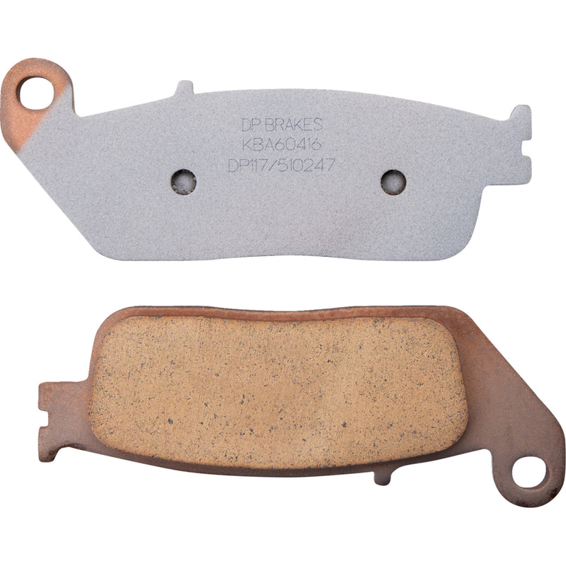 Dp Brakes Brake Pad - DP117 For Kawasaki Motorcycles 2015-2026 | Suzuki Motorcycles 2003-2026 | Honda Motorcycles 1988-2014