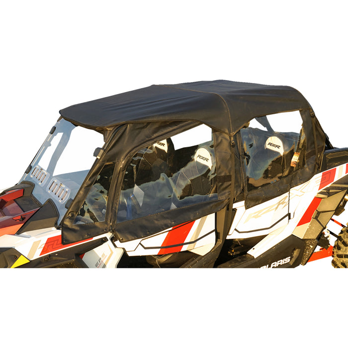 SEIZMIK 0521-2090 51-20990 Soft Doors with Middle/Rear Windows Soft Upper Doors - Rear Windshield - Roof - Black - Polaris - RZR