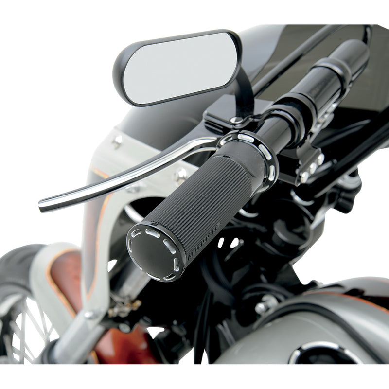 Arlen Ness Slot Track Fusion Grips - 07-301 For Harley Motorcycles 1976-2022