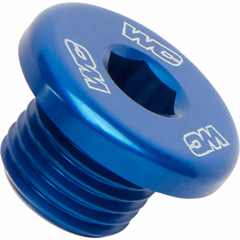 WORKS CONNECTION 0950-0982 24-630 Radiator Drain Plug blue - honda/kawasaki