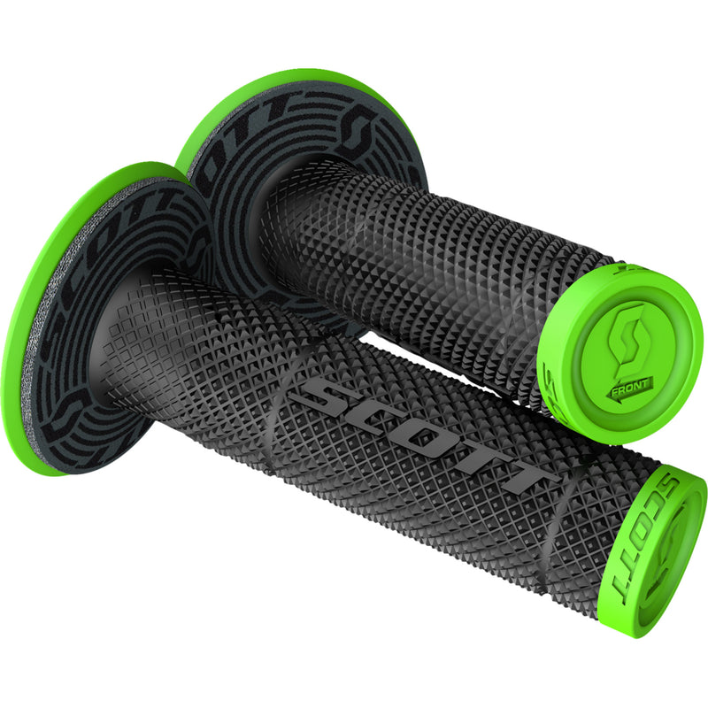 SCOTT 0630-3008 219624-4376 SX II + Donut Grips Grips - SX II - Green/Black