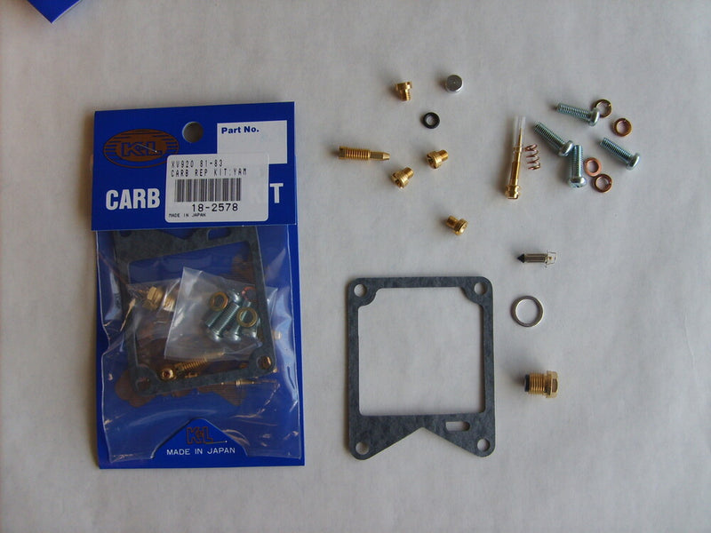 K&l Supply Carburetor Repair Kit - 18-2578 Yamaha XV920R Seca / Virago 1981-1982