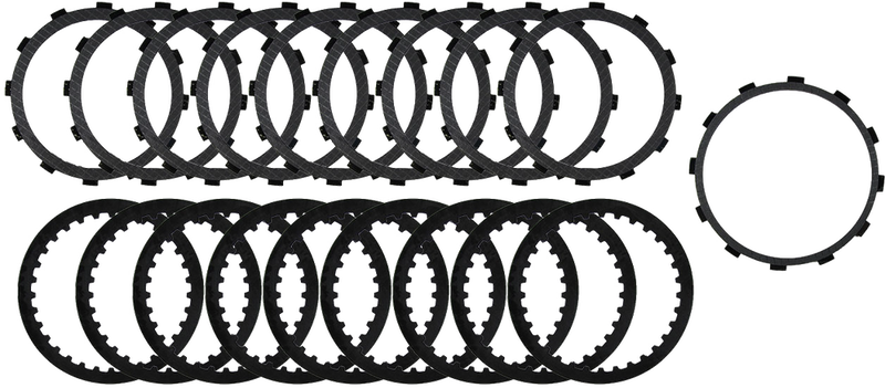 Alto Clutch Packs Carbonite BIG Twin 98-ON - 095750NC For Harley Motorcycles 1997-2017