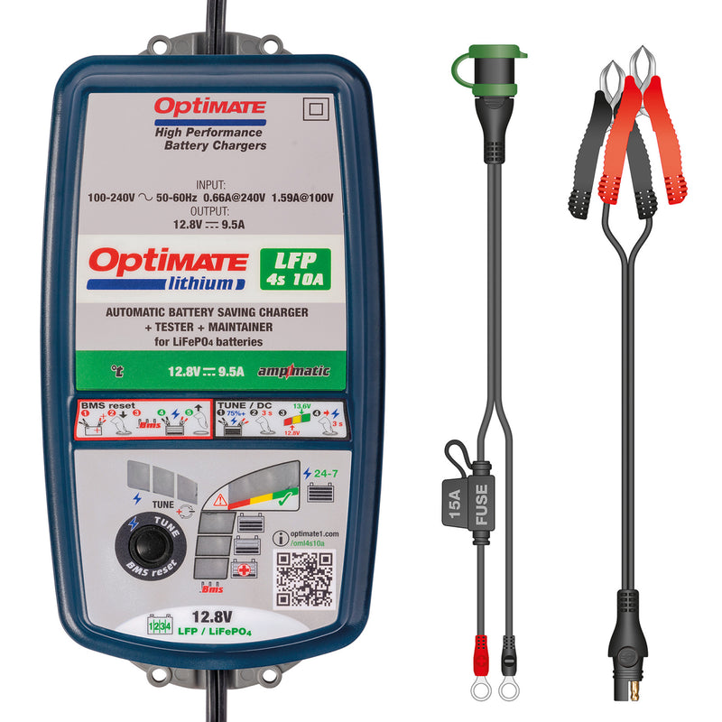TECMATE 3807-0576 TM-275 Optimate™ Lithium LFP 4S 10A Battery Charger Optimate™ Battery Charger - Lithium