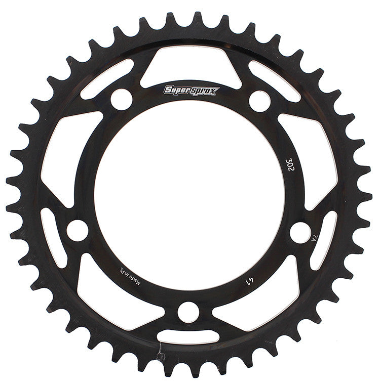 Supersprox 106-30241 RFE-302-41-BLK REAR SPROCKET STEEL 41T-530 BLK HON