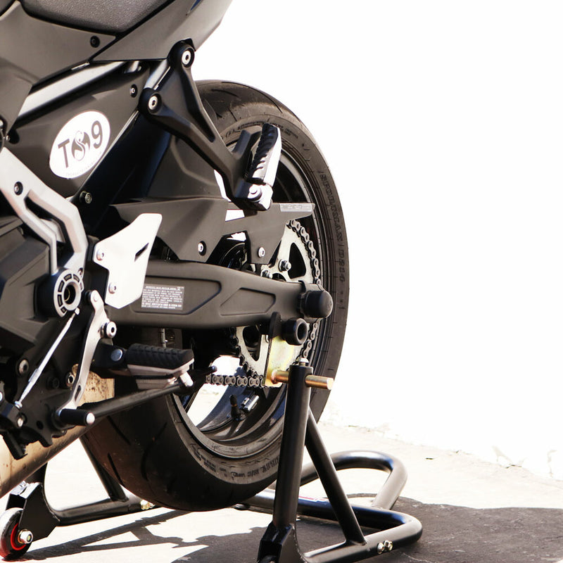 Shogun Swingarm Sliders Black - 701-0749 Kawasaki Ninja 650 / 650 2017-2024