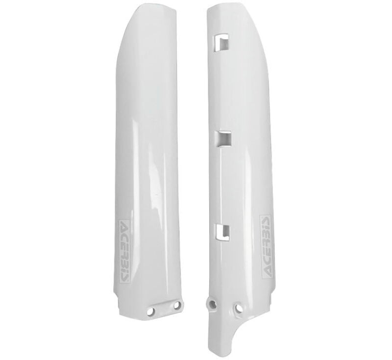 Acerbis 2404730002 93-01 Yamaha YZ80/ 02-18 YZ85 Lower Fork Cover Set - White - Photo - Primary