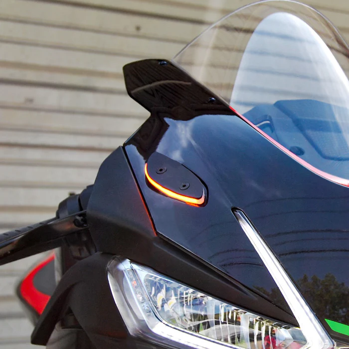New Rage Cycles 565-0288 RSV4-MBO-25 MIRROR BLOCK OFF TURN SIGNALS APR