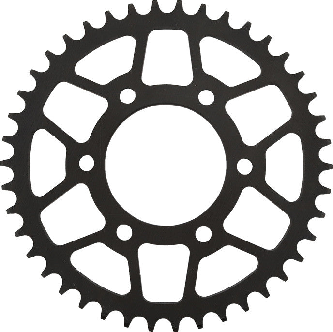 Supersprox Rear Sprocket Steel 42T-525 Black - RFE-1489-42-BLK Kawasaki Motorcycles 1996-2017