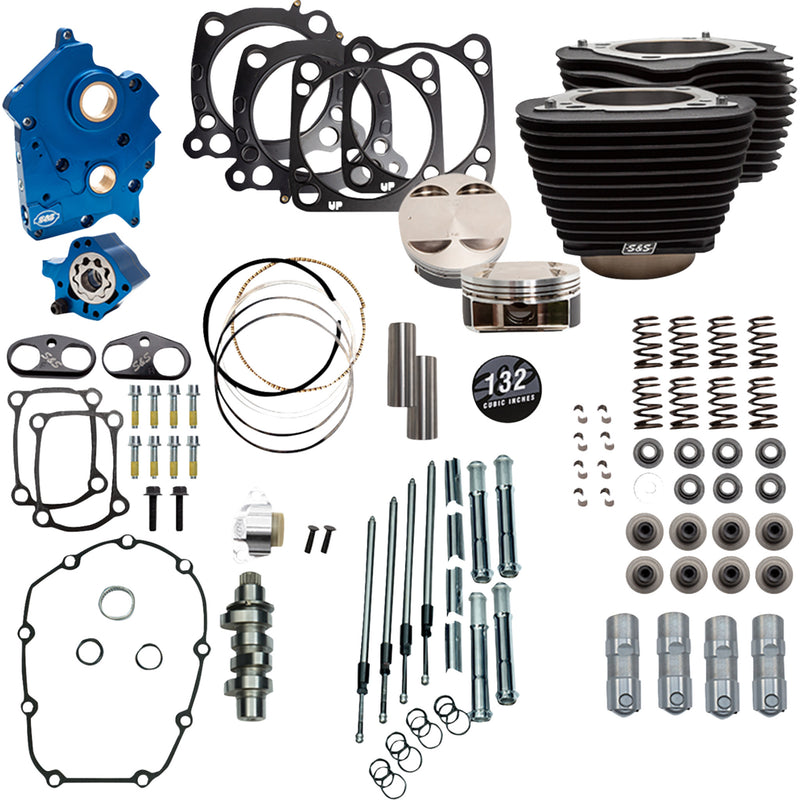 S&S Cycle Performance Kit Power Package - 310-1233D For Harley Motorcycles 2017-2026