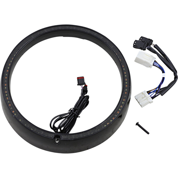 CUSTOM DYNAMICS 2001-2317 PB-7TR-SEQ-3B ProBEAM® Turn Signal Ring Trim - Sequential Trim Ring - Black