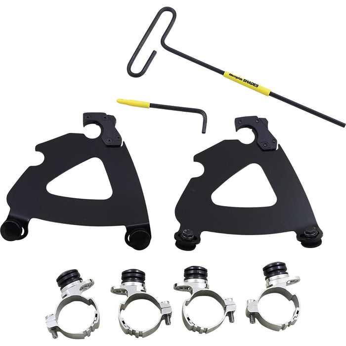 MEMPHIS SHADES 2320-0278 MEB2064 Road Warrior Trigger-Lock Mount Kit - Road Warrior Trigger-Lock Mounting Kit - Black - XL